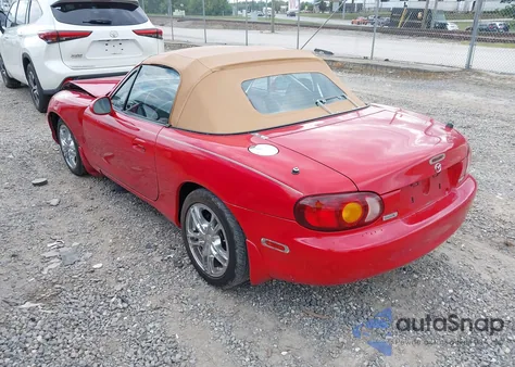 1999 Mazda Mx-5 Miata Leather Pkg/Popular Equipment Pkg/Sports Pkg/Touring Pkg from USA, damaged, VIN JM1NB3535X0111092
